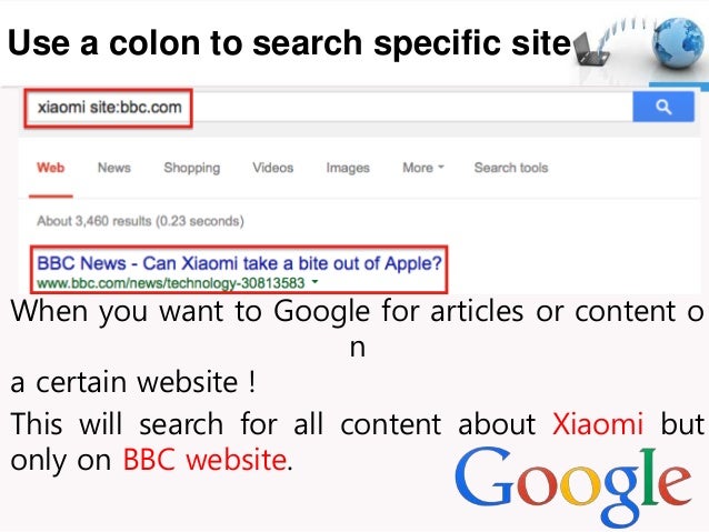 How to search on a site How to search on a site